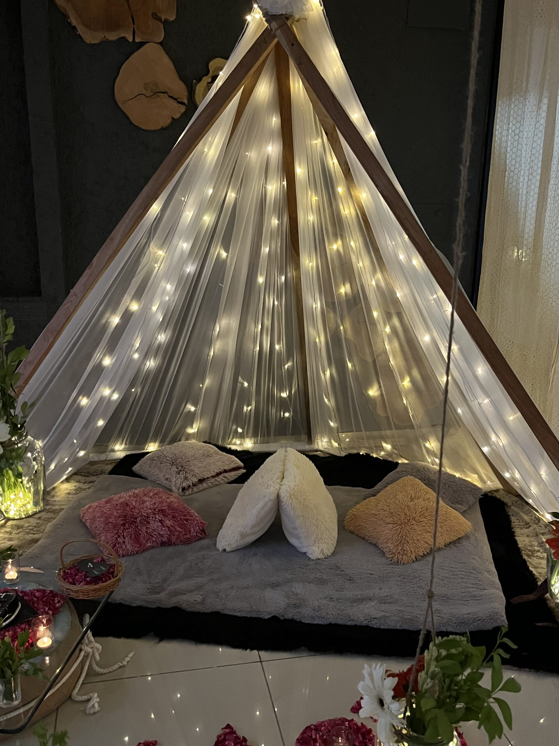 Anniversary dinner setup Vadodara